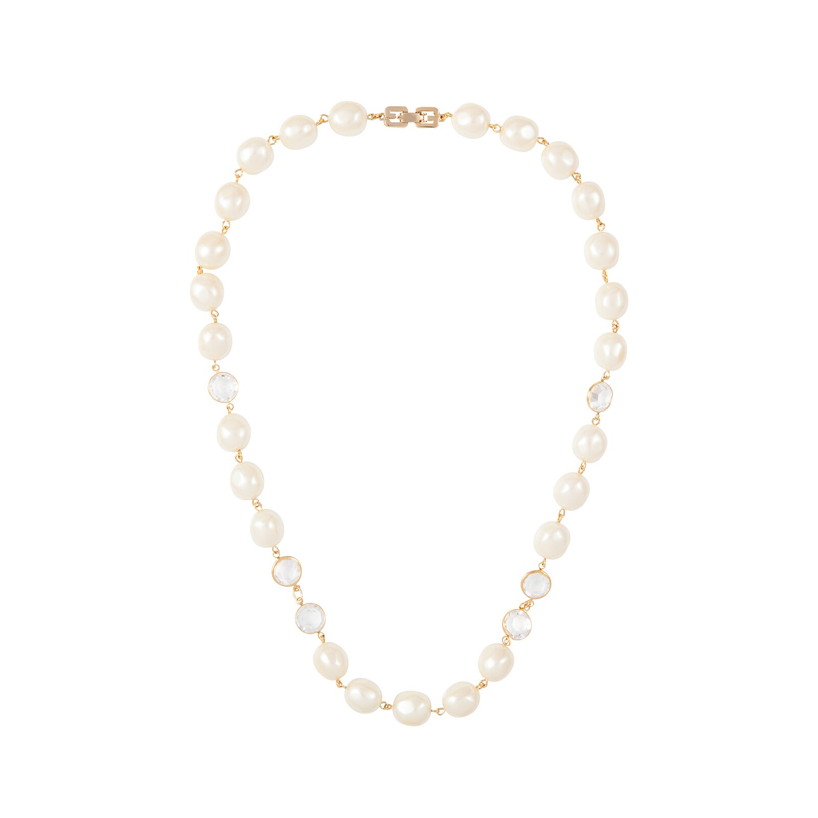 Givenchy White Pearls Double Strand Pearl Necklace – 24 Wishes Vintage  Jewelry